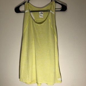 the north face flash dry racer back tank top lime